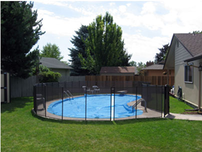 EZ Guard Mesh Pool Fence Installation