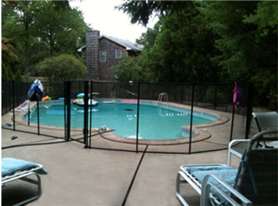 EZ Guard Mesh Pool Fence Installation