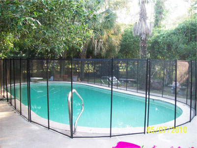 EZ Guard Mesh Pool Fence Installation