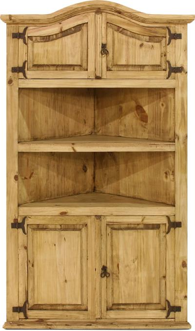 Unfinished Cabinet Doors on Display Cabinets Corner Cabinet W 4 Doors 1 Shelf Lib7 Unfinished