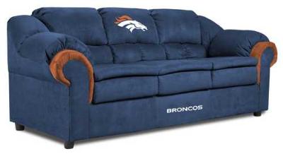 Denver Broncos Pub Sofa