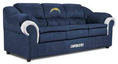 San Diego Chargers Pub Sofa