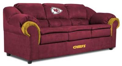 Kansas City Chiefs Pub Sofa