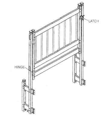 above ground pool fence with locking gate