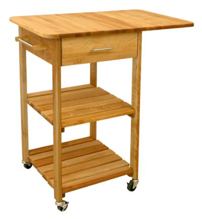 Drop Leaf Two-Shelved Cart (Product ID = 7227) Drop Leaf Two-Shelved Cart (Product ID = 7227)--Unfinished