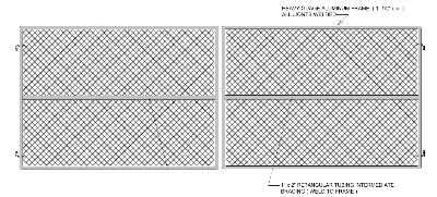 Gate Crafters Chainlink Dual Gate Frame Commercial 8' Tall (ChainLinkKit) - Please select a width