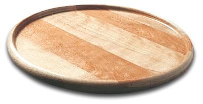  14 in. Round Lazy Susan w/ Lip and Lacquer Finish (Product ID = 1214)