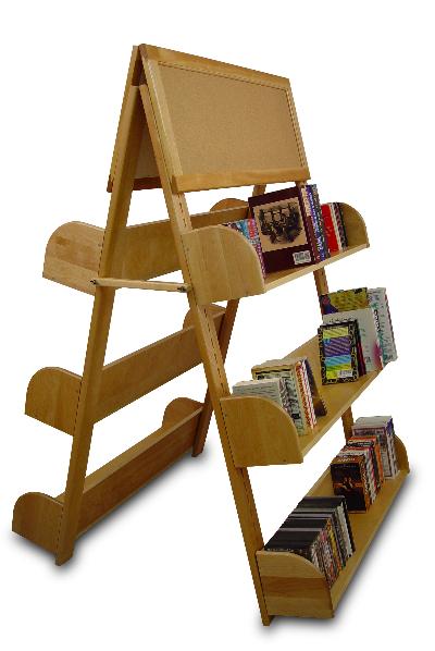  A-Frame With Two Cork Boards & 6 Adjustable Shelves (Product ID = 3340)