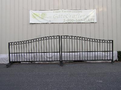 Driveway Gates - Beddington Estate Gate (Dual 8') (Gate# 1.8D)