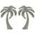 Decorative Aluminum Sm. Palm Tree (Left and Right)