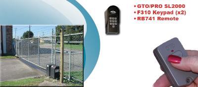 Pro SL 2000 Low Voltage Single Slide Gate Opener Packages
