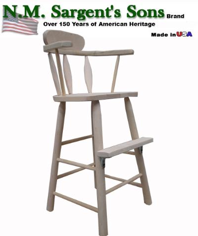Unfinished Baby Furniture on Maple Youth Chairs W Arrows 451m Made In Usa Unfinished