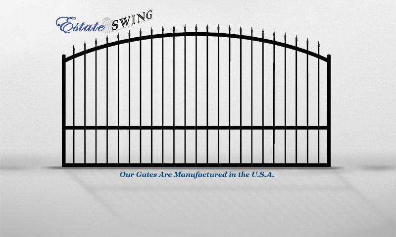 The Estate Swing 12 Foot Long, Single Driveway Gate