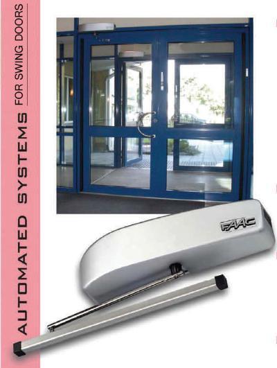 FAAC Motorized Automatic Warehouse Door Closer