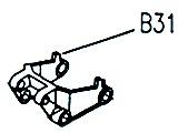 Frame of Fork Wheel - B31