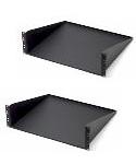 Kendall Howard 3U 16" Component Shelf 2 Pack (1906-3-203-03)