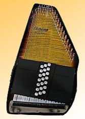 Oscar Schmidt OS150FCE Electric Flametop Autoharp
