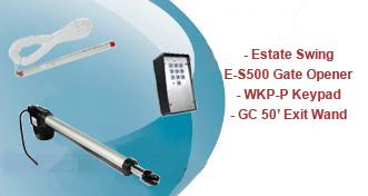 Estate Swing E-S 500 Classic Single Gate Opener Packages -  Estate Package