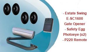 Estate Swing E-SC 1600 Column Mounting Single Swing Gate Opener Packages