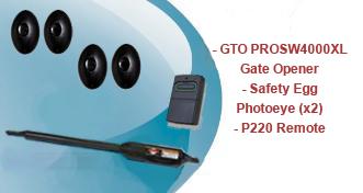 GTO/PRO SW4000 XL Single Gate Opener Packages