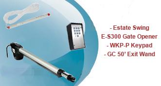 Estate Swing E-S 300 Classic Single Gate Opener Packages -  Estate Package