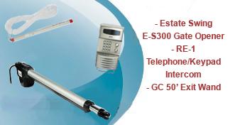 Estate Swing E-S 300 Classic Single Gate Opener Packages