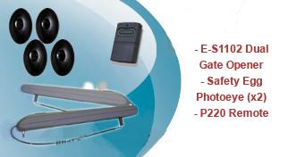 E-S 1102 Estate Swing Dual Gate Opener Packages