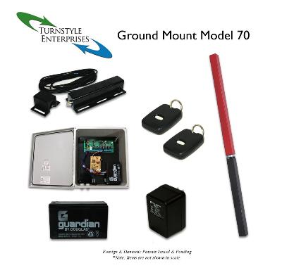 Ground Mount Turnstyle GMS Packages - Single Gates