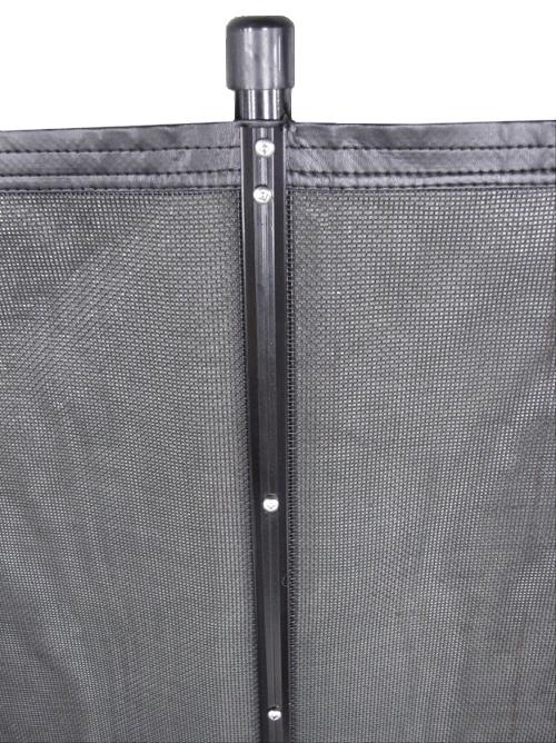 Additional Color Matched child safety pool fence pole with molding