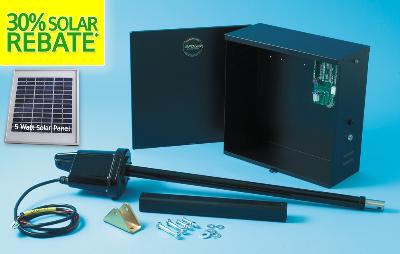 Apollo Gate Opener - Apollo 1500 Single Swing Solar Agricultural Gate Opener w/ FREE DIY kit 