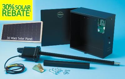 Apollo Gate Opener - Apollo 1500 Single Swing Solar Agricultural Gate Opener w/ FREE DIY kit