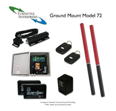Ground Mount Turnstyle GMS Packages - Dual Gates