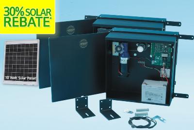 Apollo 7002 Dual Slide Solar Gate Opener w/ FREE DIY kit 