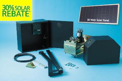Apollo Gate Opener - APOLLO 3500ETL Single Swing Solar Gate Opener w/ Free DIY Kit 