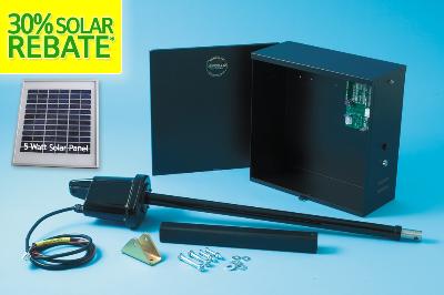 Apollo Gate Opener - Apollo 1550 Single Swing Solar Gate Opener w/ Free DIY Kit