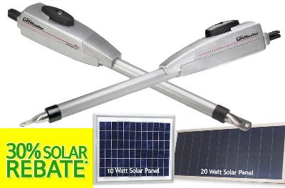LiftMaster / Chamberlain LA-412-D Dual Swing Solar Gate Opener