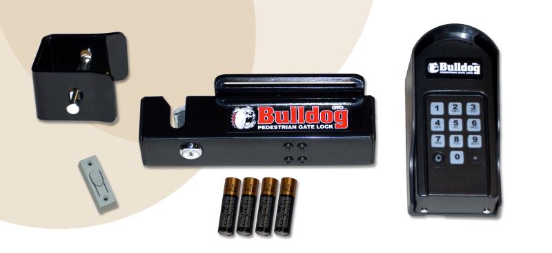 Bulldog Pedestrian Gate Lock  made by GTO, inc. (FM145)