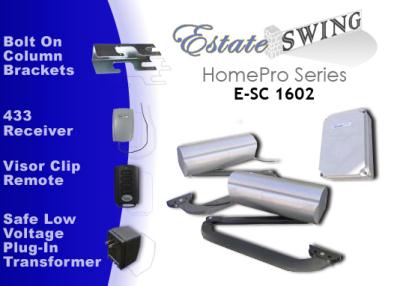 Estate Swing E-SC 1602 Column Mountable Dual Swing Gate Opener  w/ Free Extra Remote (E-SC 1602)&nbsp;Estate Swing E-SC 1602 Column Mountable Dual Swing Gate Opener  w/ Free Extra Remote (E-SC 1602)--Standard