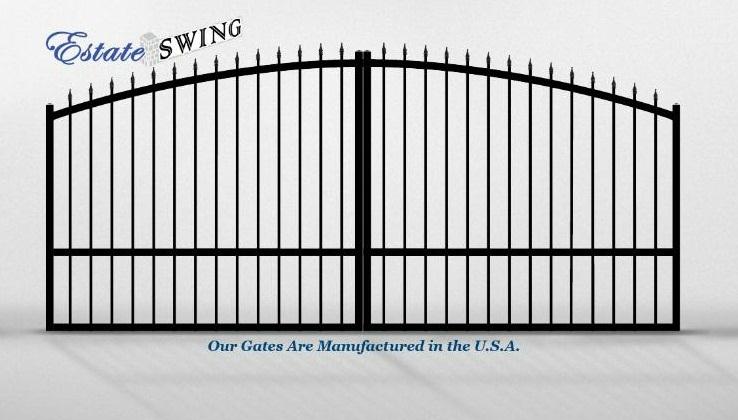 The Estate Swing 14 Foot Long, Dual Driveway Gate