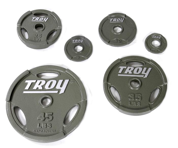 Troy 255 lb Olympic Grip Plate Weight Set (GO255WeightSet)