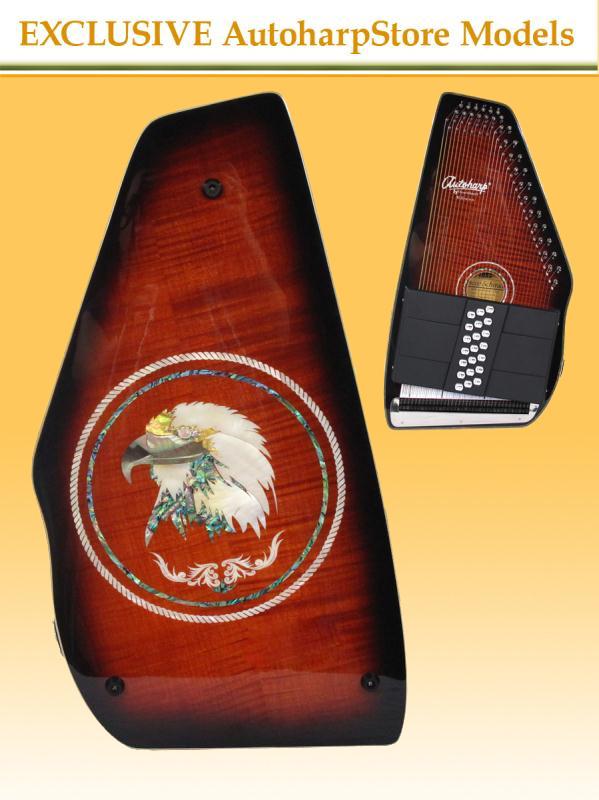 Oscar Schmidt OS11021FE Electric AutoHarp The Millennium Free Gig