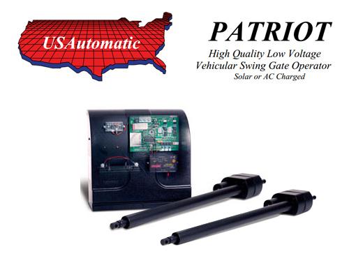 U.S. Automatic Patriot Dual Swing Gate Operator - 433 Receiver Kit