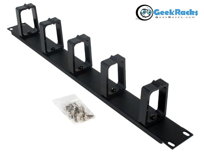 Geek Racks 1U Plastic Panel For Cable Management (1UPCMP)