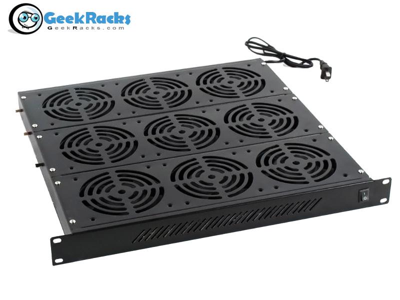 1U Rack Mount Cooling Rack with 9 Fans Geek (JF-058):::Racks2you.com