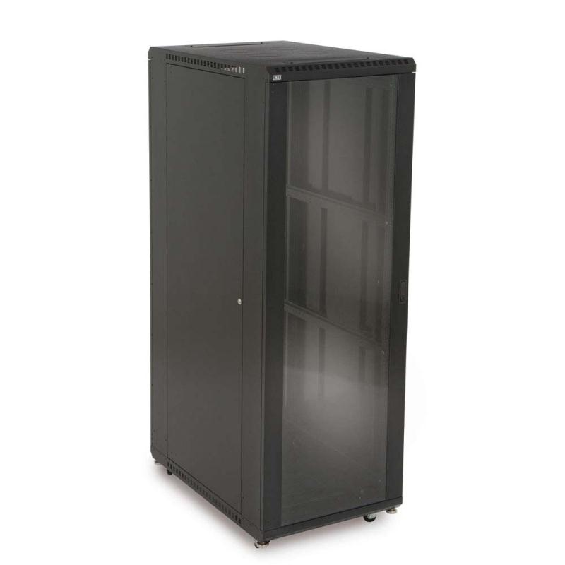 37U  LINIER® Server Cabinet - Glass/Vented Doors - 36" Depth by Kendall Howard (3100-3-001-37)