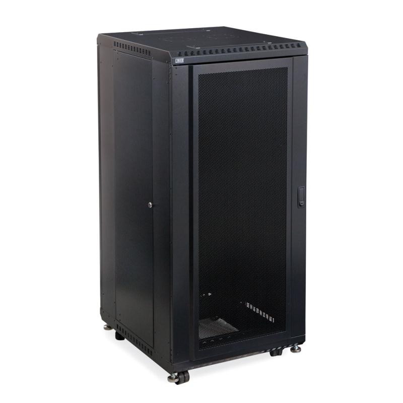 Kendall Howard 27U LINIER Server Cabinet - Convex/Glass Doors - 24" Depth (3102-3-024-27) 