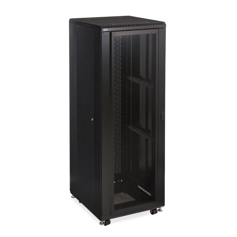 37U LINIER Server Cabinet - Convex/Glass Doors - 24