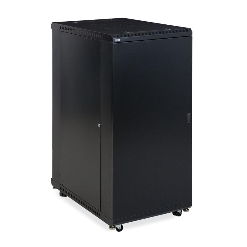 Kendall Howard 27U LINIER Server Cabinet - Solid/Convex Doors - 36