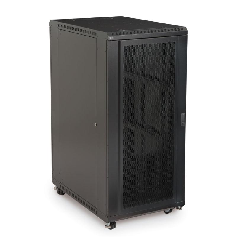 Kendall Howard 27U LINIER Server Cabinet - Convex/Glass Doors - 36