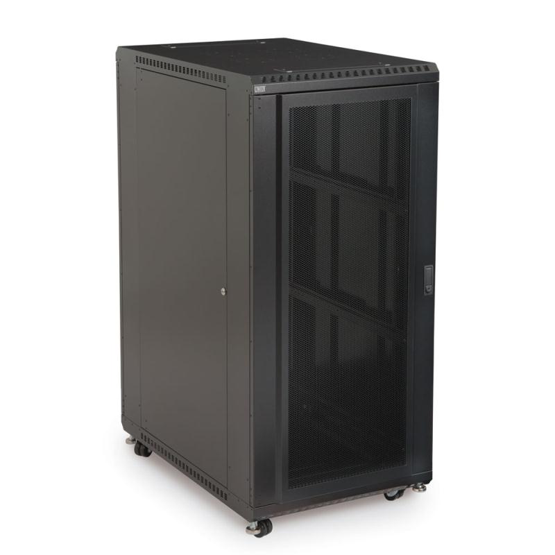 Kendall Howard 27U LINIER Server Cabinet - Convex/Glass Doors - 36" Depth (3102-3-001-27)